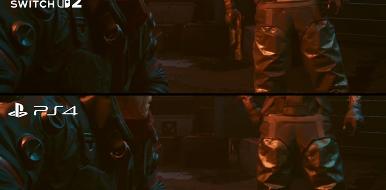 Nintendo Switch 2とPS4で画質勝負。細部を比べたら大きな差が