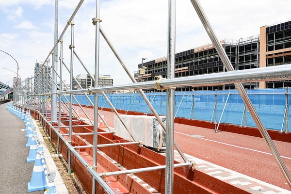 【門真】ららぽーとの駐輪場が一部閉鎖されてる。大阪モノレール延伸工事のため : 守口・門真つーしん