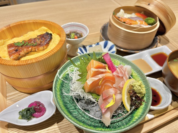【守口】「豊りょう 鰻と海鮮と蒸し料理」の『鰻桶とせいろ蒸し御膳』など（京阪百貨店）【もりかどグルメ】 : 守口・門真つーしん
