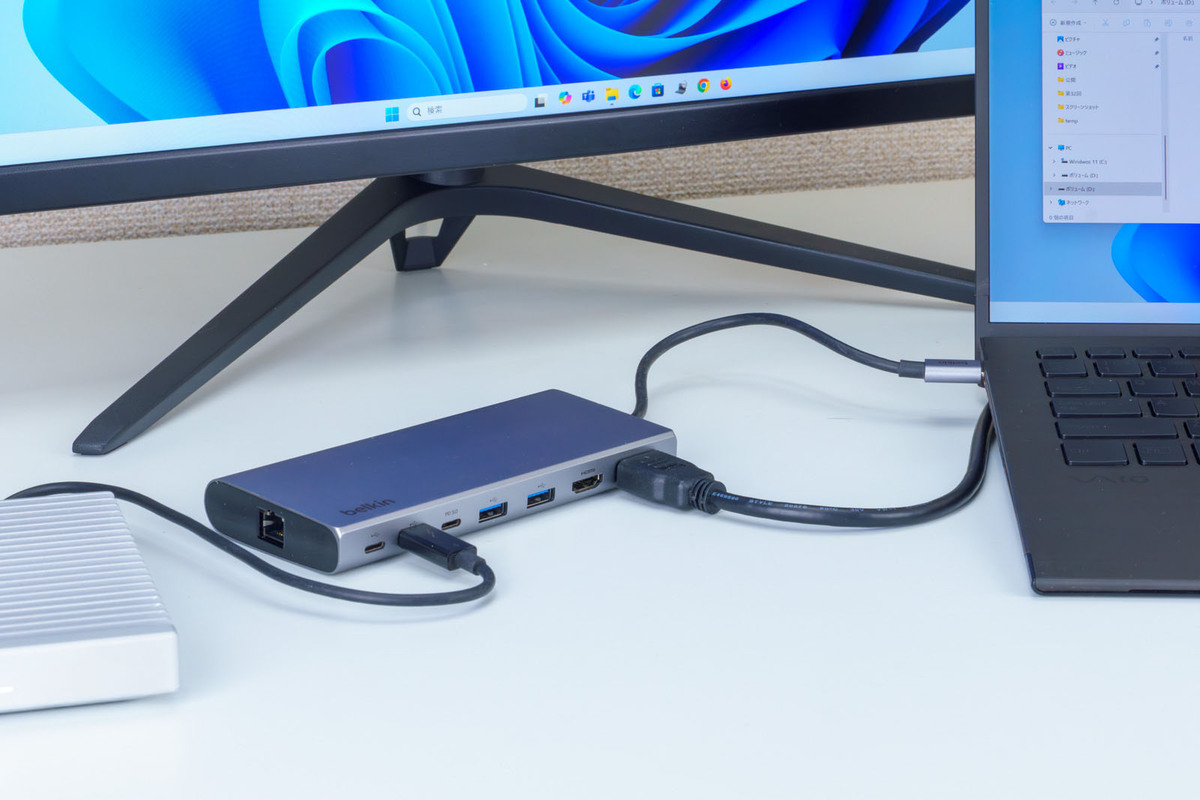 ポート不足もこれで解決！　ベルキン「8-in-1 Dual 4K Display USB-C コアハブ」を試してみた (1/4)